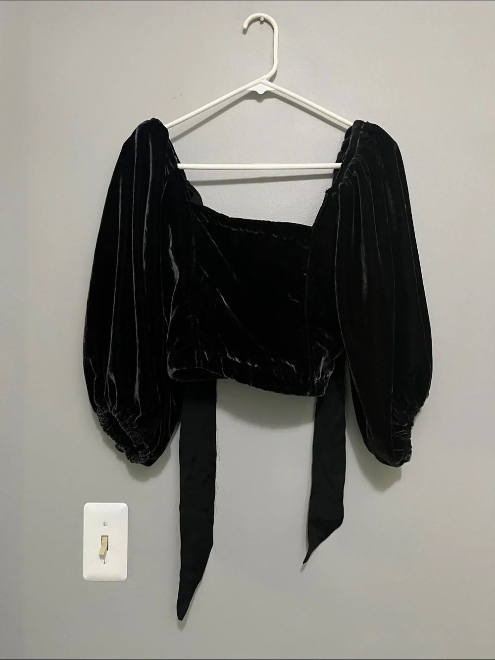 NWOT Free People Puff Sleeve Top
